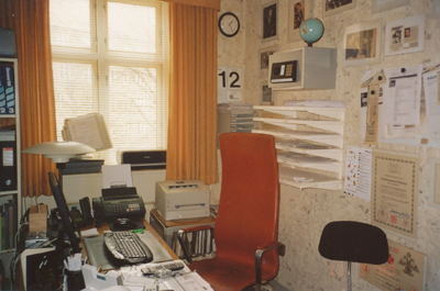 Kim Weiss' Copenhagen command center (2002).
